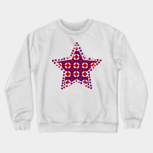 Red White and Blue Crewneck Sweatshirt